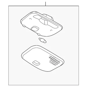 Overhead Lamp - Mazda (B25D-51-310B-48)