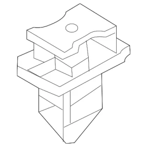 Door Trim Panel Upper Clip - Mazda (KB7W-68-AB1)