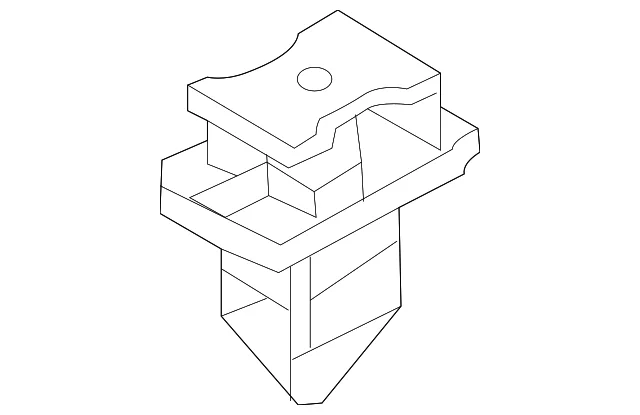 Door Trim Panel Upper Clip - Mazda (KB7W-68-AB1)