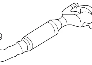 Exhaust Pipe - Mazda (FS71-40-500B)