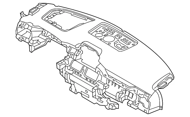 Instrument Panel - Mazda (VAY1-60-35X-02)