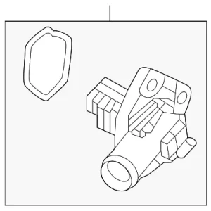 Thermostat Housing - Mazda (PX9R-15-170)