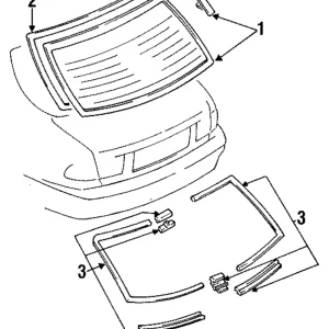 Back Glass - Mazda (GB8A-63-930)