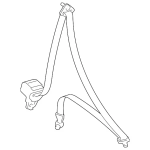 Lap & Shoulder Belt - Mazda (CC29-57-L90E-00)