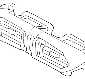 Center Outlet - Mazda (K123-64-930A-02)