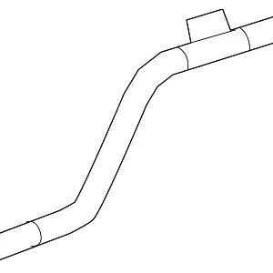 Drive Motor Inverter Coolant Line - Mazda (ZZCA-15-186)