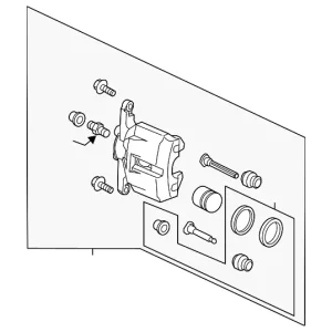 Caliper - Mazda (GHP9-33-61X)