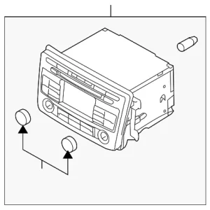 Radio - Mazda (TG17-66-9RX)