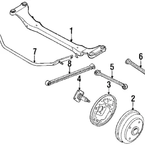 Spindle - Mazda (B001-26-111)