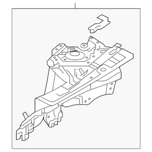 Apron Assembly - Mazda (KB7W-53-210B)