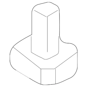 Bumper Cover Clip - Mazda (T001-50-EB1B)