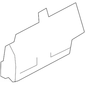Rear Panel Louver - Mazda (GHR1-64-930A-02)