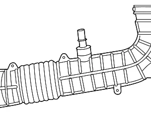 Air Hose - Mazda (1F74-13-206)