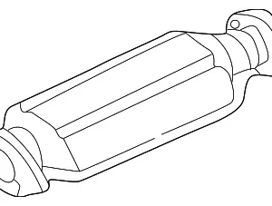 Catalytic Converter - Mazda (FSD9-20-600)