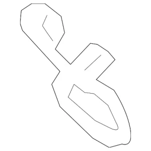 Vent Hose Clamp - Mazda (CW02-15-538)