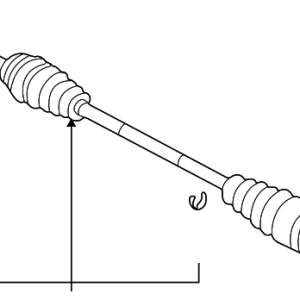 Axle Assembly - Mazda (ZZC0-25-50X)