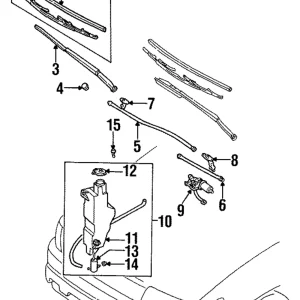 Washer Pump - Mazda (LB83-67-482)