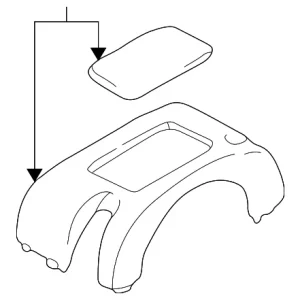 Upper Column Cover - Mazda (NC10-60-220)