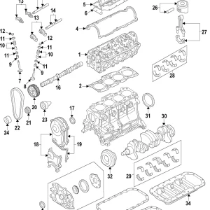 Valve Seals - Mazda (HE19-10-155)