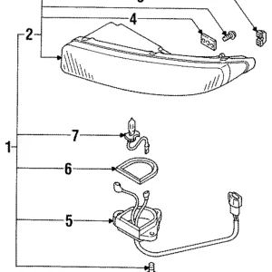 Fog Lamp Assembly - Mazda (GA2K-51-690E)