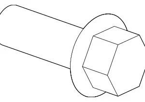 Oil Cooler Bolt - Mazda (CA02-14-380)