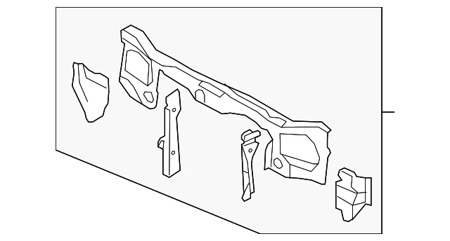 Upper Tie Bar - Mazda (ZZDL-53-100)