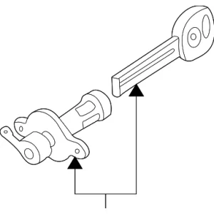 Cylinder & Keys - Mazda (TC44-76-230B)