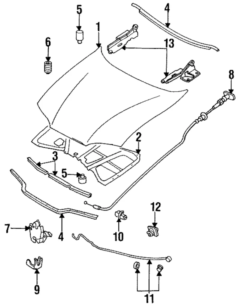 Release Cable - Mazda (GA2A-56-720A)