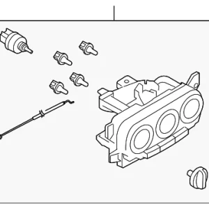 Dash Control Unit - Mazda (EG21-61-190L)