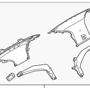 Defroster Nozzle - Mazda (KD45-60-120)
