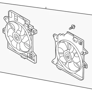 Fan & Motor - Mazda (YF09-15-025K)