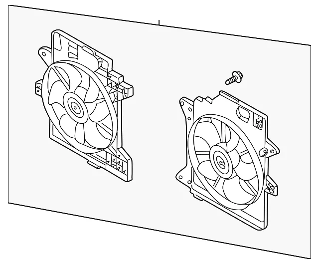 Fan & Motor - Mazda (YF09-15-025K)