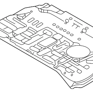 Center Floor Pan - Mazda (KMY6-53-720A)