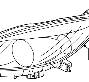 Composite Headlamp - Mazda (CG38-51-031C)