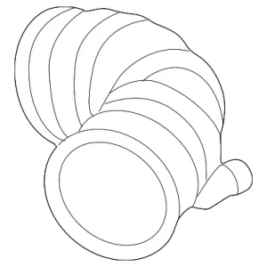 Air Hose - Mazda (KLG4-13-220)