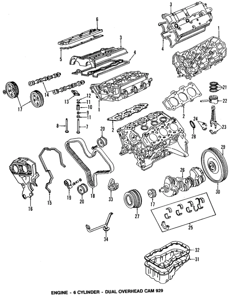 Timing Cover - Mazda (JE48-10-500B)