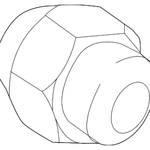 Wheel Nut - Mazda (B002-37-160B)