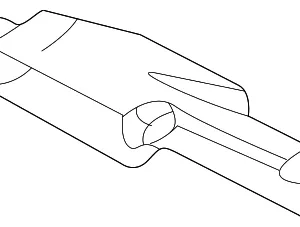 Rear Duct - Mazda (GA5R-61-271A)