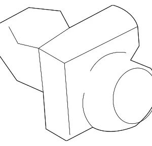 Bumper Cover Nut - Mazda (D10J-50-1K5)