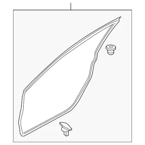 Door Weather-Strip - Mazda (GHP9-58-760C)