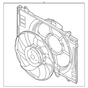 Fan Assembly - Mazda (PY8W-15-025)