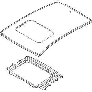Roof Panel - Mazda (DLYD-70-600)