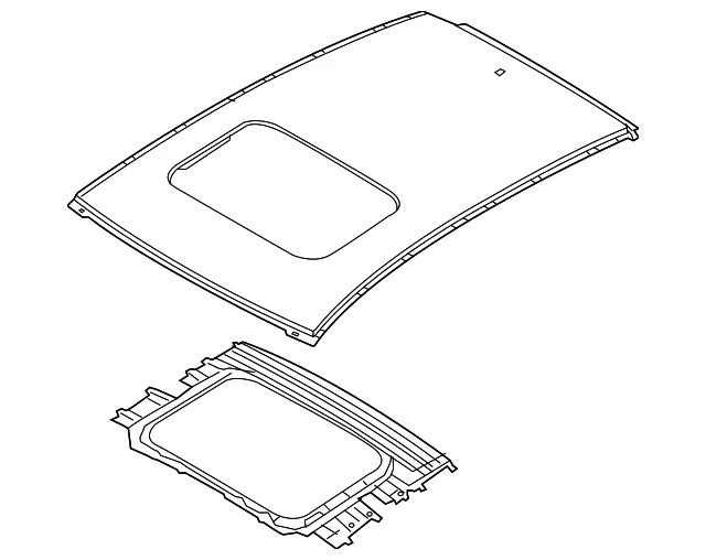 Roof Panel - Mazda (DLYD-70-600)