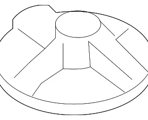 Rocker Molding Clip - Mazda (NE55-51-SJ3A)