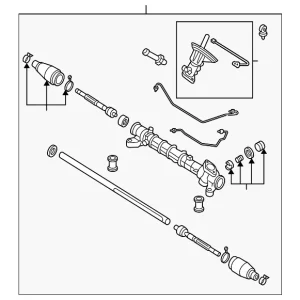 Steering Gear - Mazda (BR6J-32-110D)