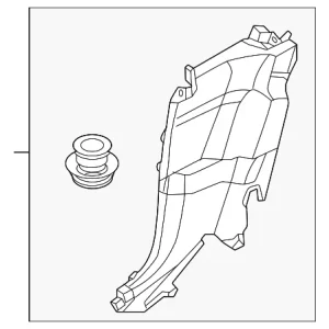 Lower Pillar Trim - Mazda (D44K-68-58YC-02)