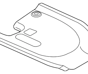 Lower Shroud Bracket - Mazda (DL40-60-371)