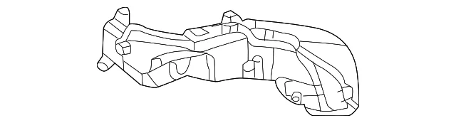Heater Duct - Mazda (VA54-61-157)