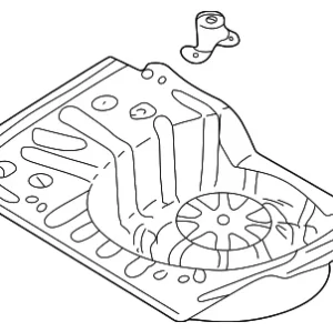 Rear Floor Pan - Mazda (BJYJ-53-75X)