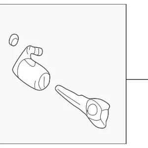 Cylinder & Keys - Mazda (NCY0-76-210B)